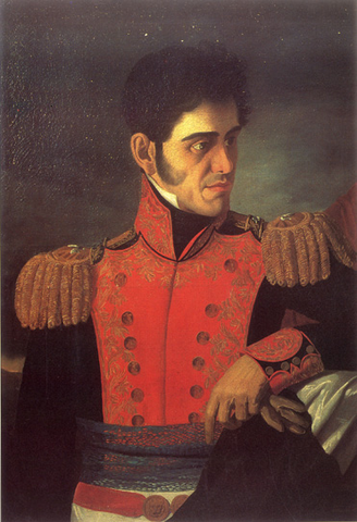 Vencedor Antonio López de Santa Anna