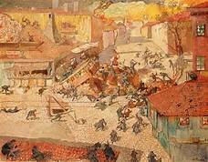 Combate de barricadas en Belgrado