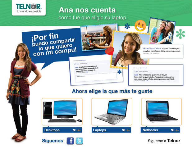 Niña Facebook Subsitio