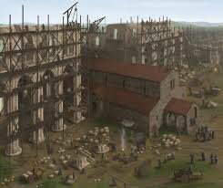 Construcción de catedral de Santiago