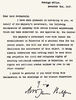 Declaración Balfour.