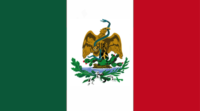 Segunda bandera de Porfirio Díaz