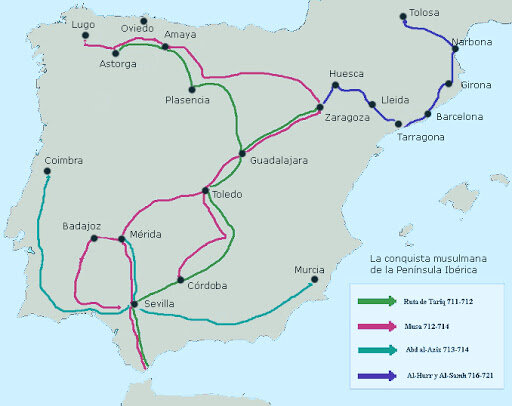 Invasión Musulmana de la Península Ibérica