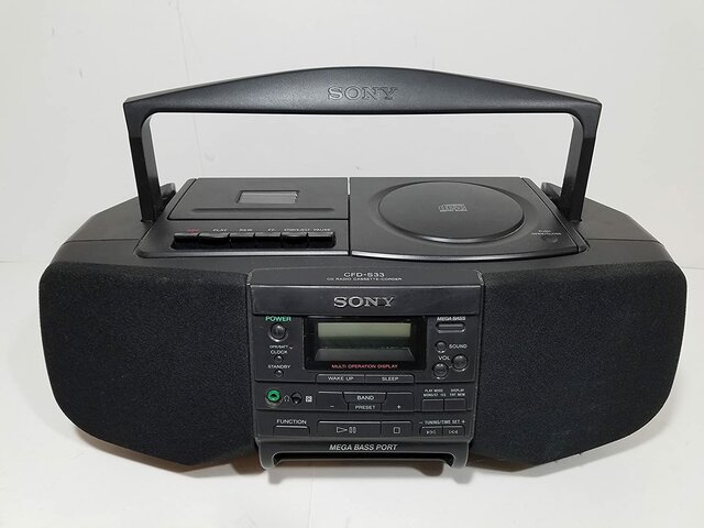 CD Player with Cassette Player