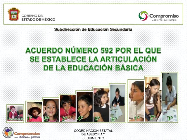 Acuerdo 592 articulación de la educación básica.