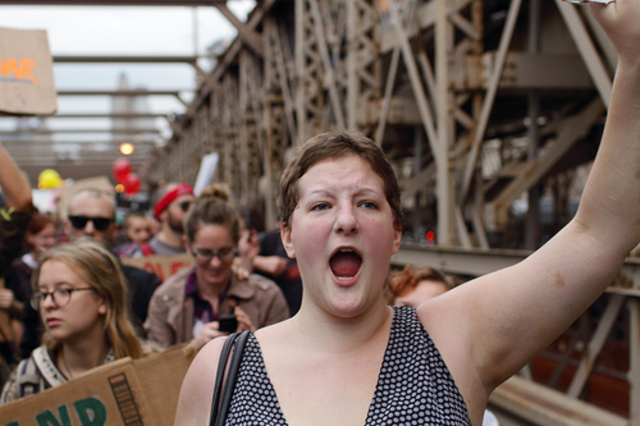 Blocage de Brooklyn Bridge