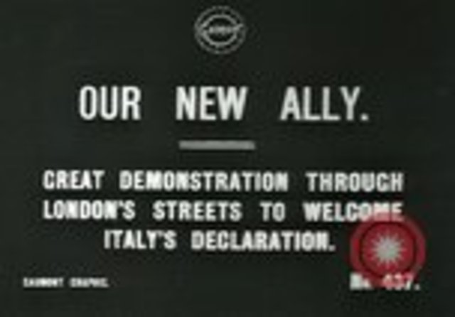 Italy joins The Triple Entente