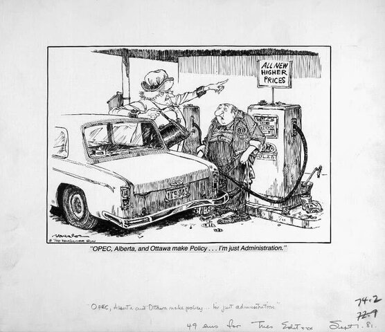 The NEP (National Energy Program) is implemented