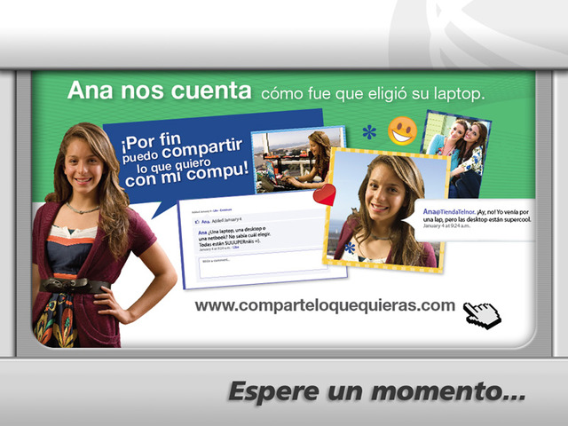 Niña Facebook Cajeros