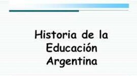 Timeline: Proceso histórico y educativo en Argentina.