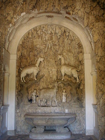 -56. Grotticina of Madama by Tribolo, Ammanati, Buontalenti. Palazzo Pitti, Florence