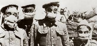 dodelijke gifgassen worden gebruikt tijdens oorlogen