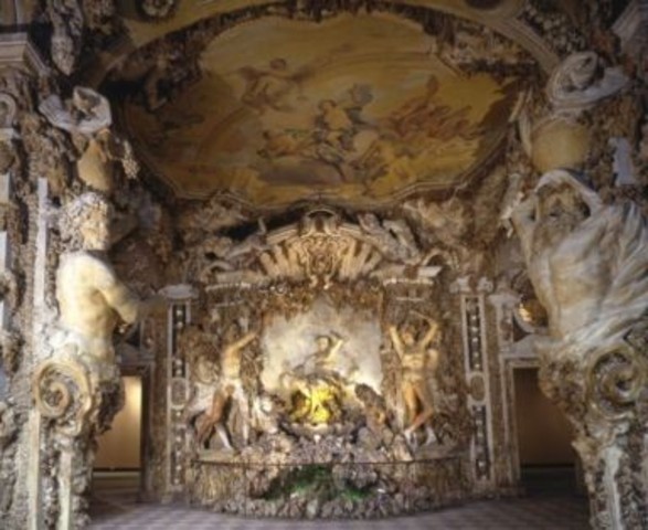 -1698: Grotto/Nymphaeum by Antonio Ferri. Palazzo Corsini sull'arno, Florence.