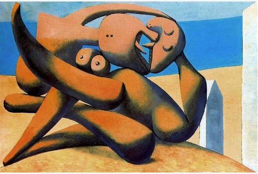 Figuras a la orilla del mar 1931