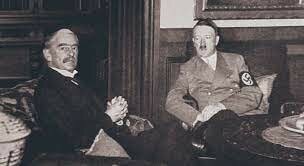 Chamberlain en Hitler vredesovereenkomst