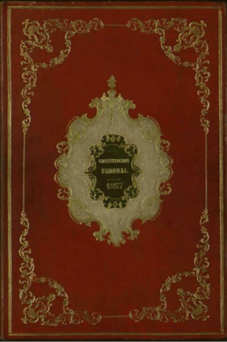 1857  Segunda Constitución Mexicana
