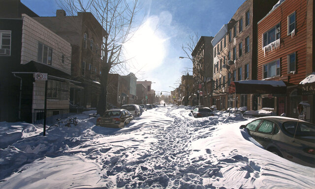Snow route, Williamsburg