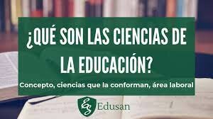 Definición de ciencias de la educación
