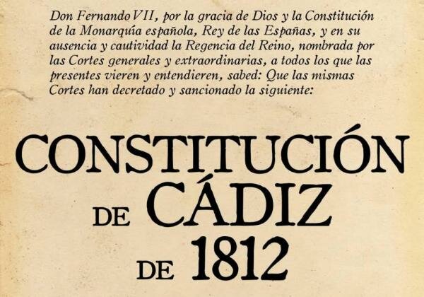 1812 Constitución de Cádiz