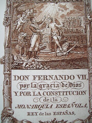 La Constitución de Cádiz es anulada