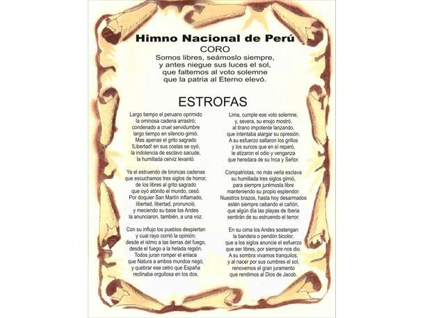 Himno Nacional del Perú
