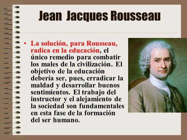 PEDAGOGIA DE ROSSEAU