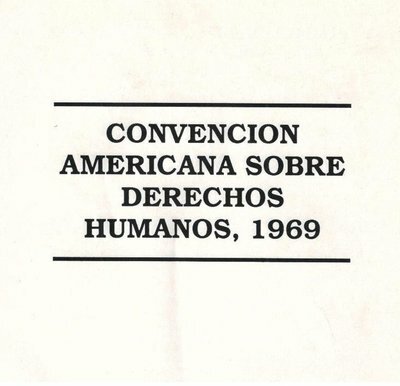 Convención Americana sobre Derechos Humanos