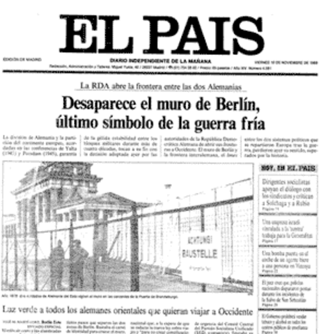 Construcción del muro de Berlín