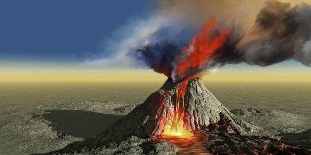 Volcanic eruption