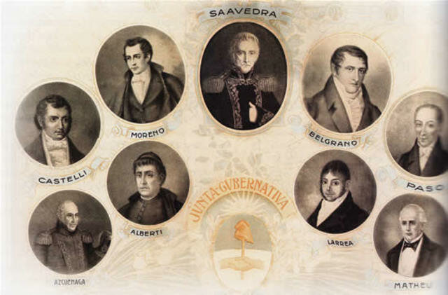 El Cabildo designa la Junta de Gobierno de las Provincias del Rio de la Plata. Belgrano es nombrado Vocal