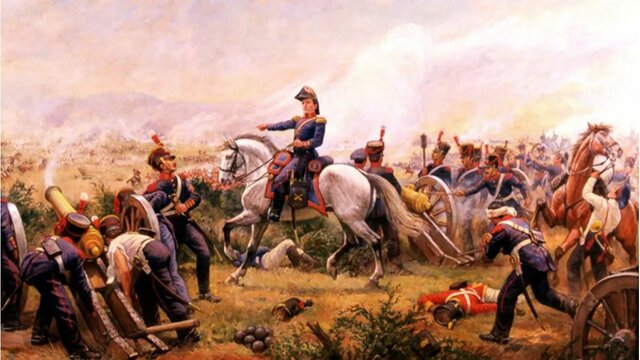 Belgrano y su ejercito vencen a los realista en la Batalla de Tucumán