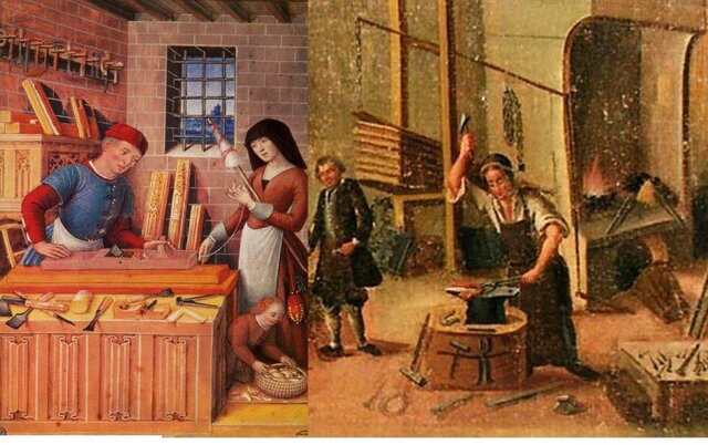 Artesanal Edad media