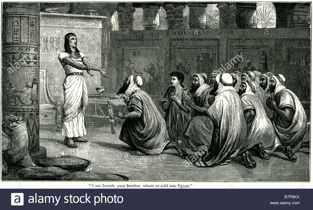 Yaacov y su familia van a egipto