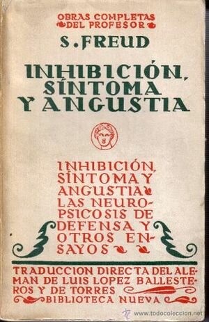 Inhibición, síntoma y angustia