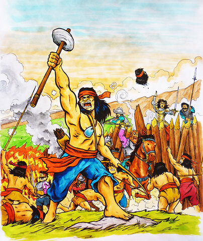 Destrucción de la Santiago