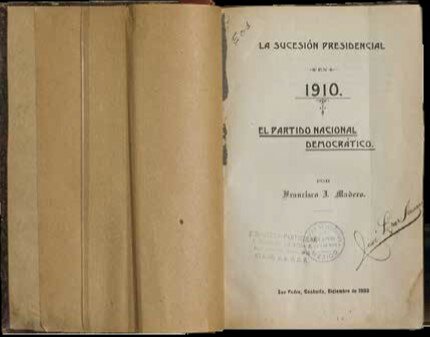 1908-Libro la sucesión presidencial de 1910