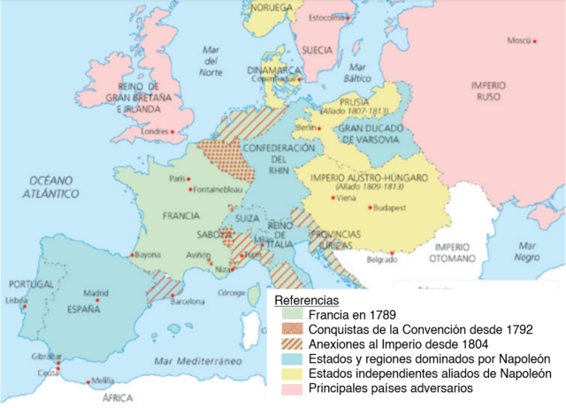Francia entró en guerra contra Austria y Prusia.