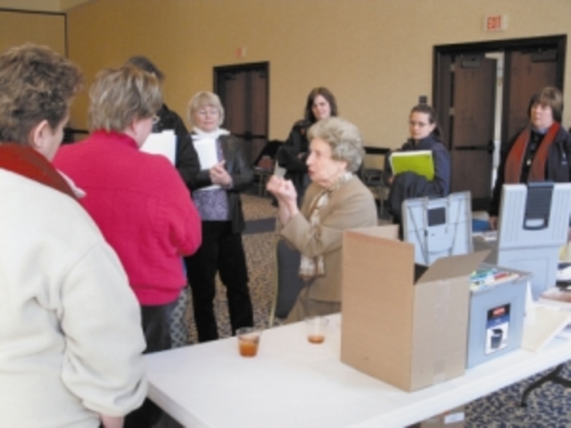 Pesentation to some 150 educators who attended a day-long workshop on the Holocaust.