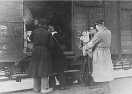 begin deportatie van de joden