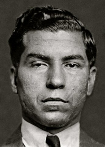 Lucky Luciano. (1897-1962).