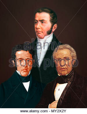 Pedro Vélez, Luis Quintanar, Lucas Alamán