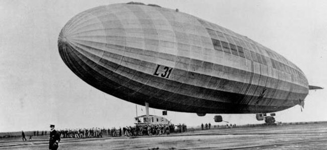 German zeppelin raids on Great Britain begin