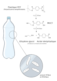 Botella de plástico