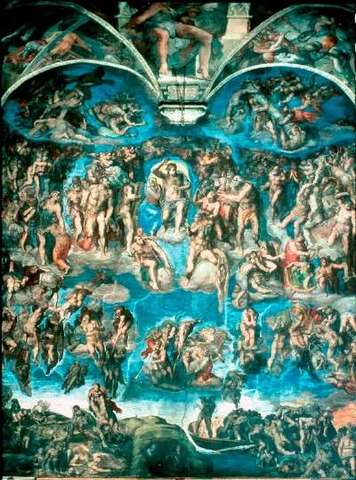 The Last Judgment in the Sistine Chapel is started by Michelangelo.