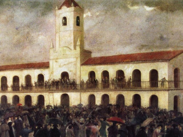 Discusión en el Cabildo abierto.