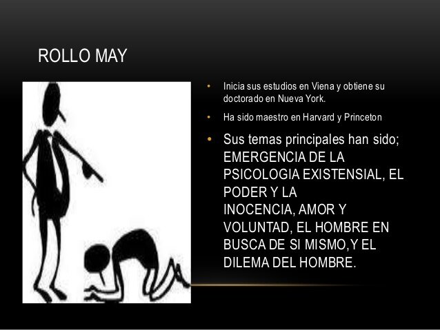 Teoría existencialista (Rollo May)