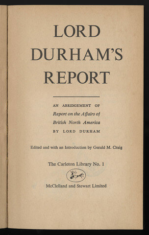 Lord Durham’s report