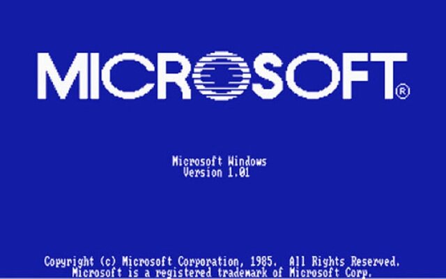 Launch of Microsoft Windows