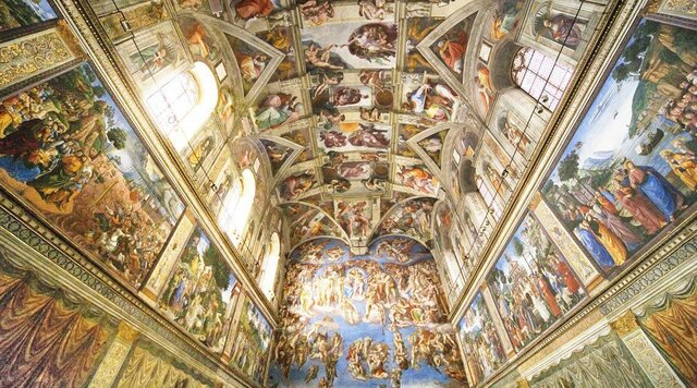 Michelangelo comincia a dipingere la cappella Sistina