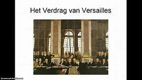 in 1919 wordt de Vrede van Versailles getekend